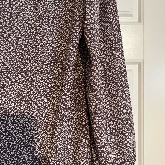 Anthropologie Blouse Maeve Monday Fun Amiyah Blouse Purple STITCH FIX NWT Large - Picture 5 of 7